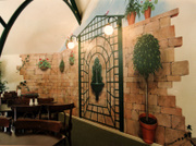 Mural in Kibbi's Cafe, Adelaide, Australia