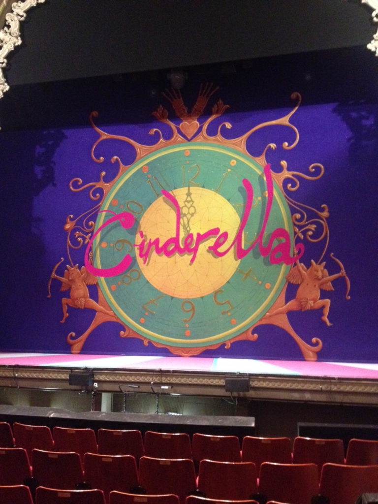 Cinderella front gauze scenic art